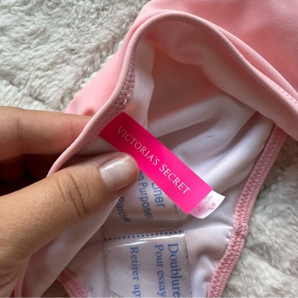 Victoria's Secret | Peach Teeny Bikini Bottoms | Size Small - Picture 8 of 11